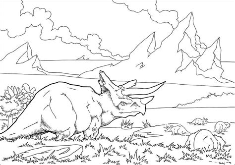 Dibujos De Triceratops Para Colorear E Imprimir Dibujos Colorear