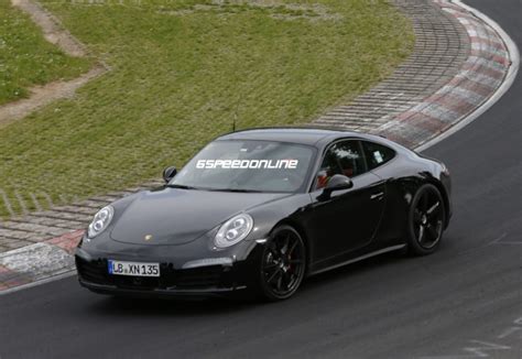 Spy Shots Porsche Gts Coupe Spotted Testing Speedonline