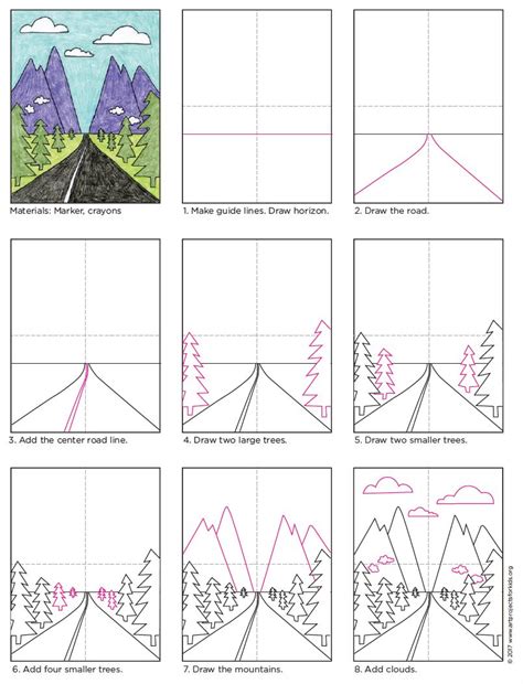 How to draw wwe superstars step by step. How to Draw Perspective Landscape | Elementary art, Art worksheets, Perspective art