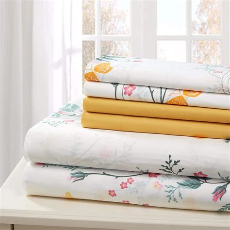 Traditional Home Sheet Set Cotton Percale 6 Piece Print