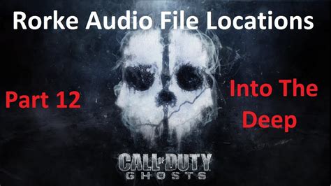 Call Of Duty Ghosts Rorke Achievement Audiophile Audio File Locations