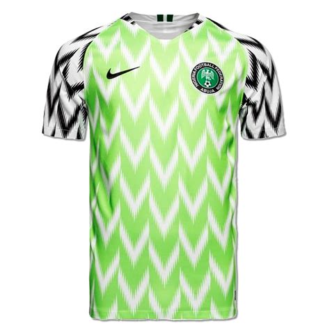Nigeria 2019 Jersey Home Nike Mens Soccer Soccer Shirts Soccer