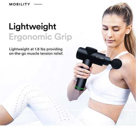 Deep Tissue Massage Gun Flyby F1pro Quiet Handheld Massager Review