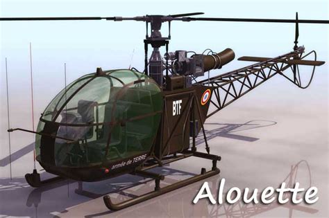 Hélicoptères Alouette Ii En Provence Provence 7