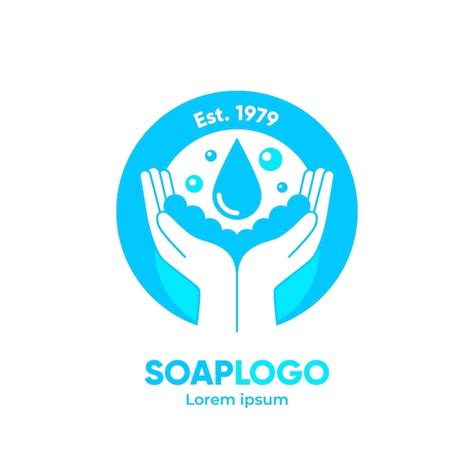 Free Vector Hand Drawn Soap Logo Template