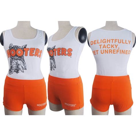 Hooters Uniform Sexy Outfit Bar Maid Shorts Tank Top Halloween Costume In Holidays Costumes From