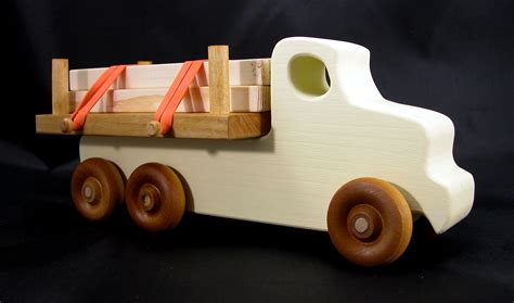 Handmade Wooden Toy Trucks Lumber Truck From The Quick N Easy 5 Truck