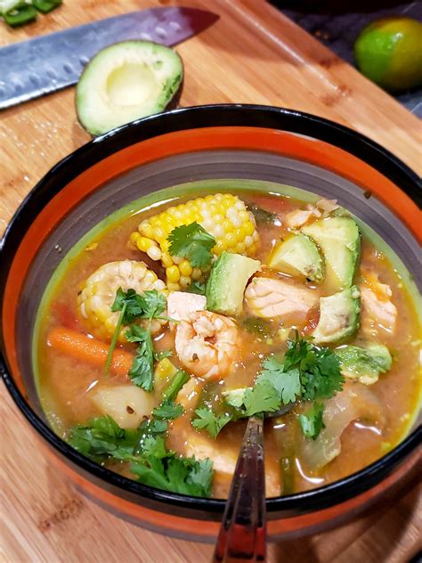 Homemade Mexican Seafood Soup Food Recipes Mexican