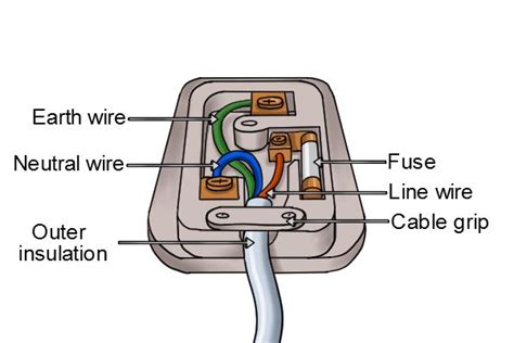 Identify contacts by looking into the open end of plug or socket. Electricity in the home - Wonkee Donkee Tools