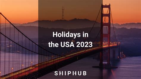 Holidays In The Usa 2023 2023 Calendar Shiphub