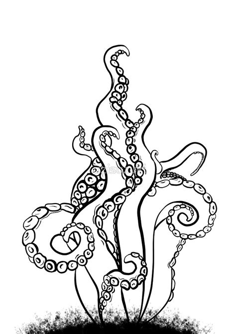 Tentacles Drawing At Paintingvalley Com Explore Collection Of Tentacles Drawing