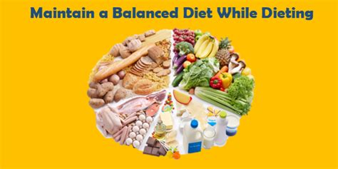 Maintain A Balanced Diet While Dieting Elixirlifesciences