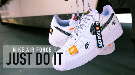 Nike will with the air force 1 love letters! FIRST LOOK: Nike Air Force 1 'Just Do It' | SHIEKH - YouTube