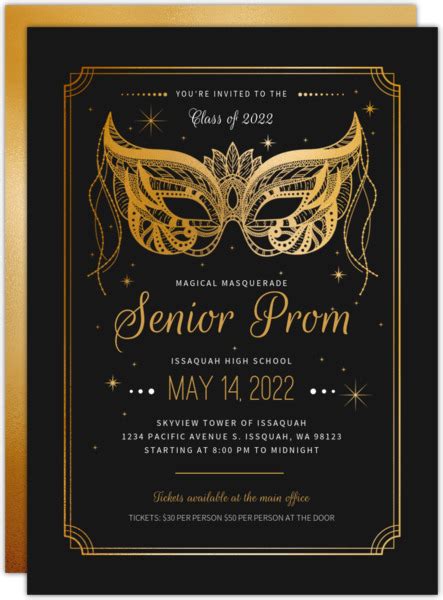 Enchanted Forest Themed Prom Invitations Purpletrail