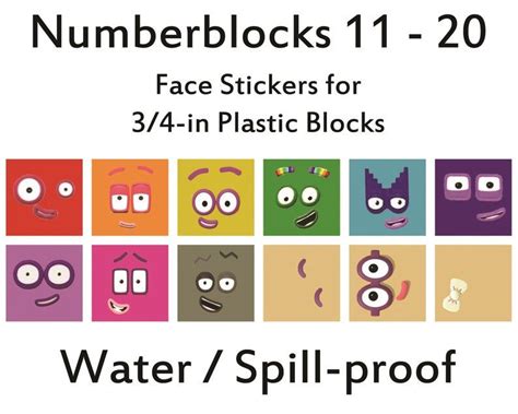 Numberblocks Printables 11 20 Thekidsworksheet
