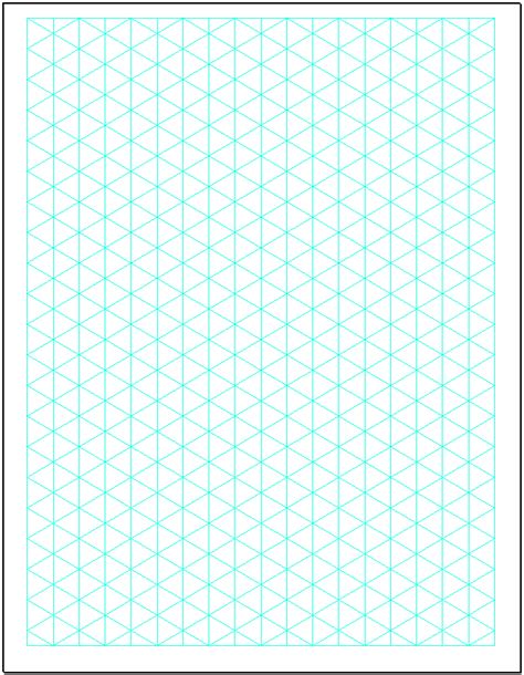 Isometric Graph Paper Printable The Graph Paper