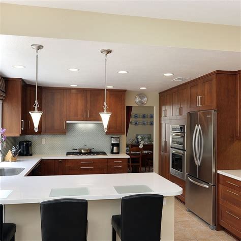 Cozy kitchen features brick walls designed with a french clock. 34+ The Foolproof Small Kitchen Remodel U-shape Strategy ...