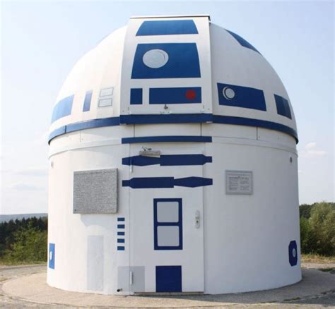 Superfan Professor Transforms Observatory Into Giant R2 D2