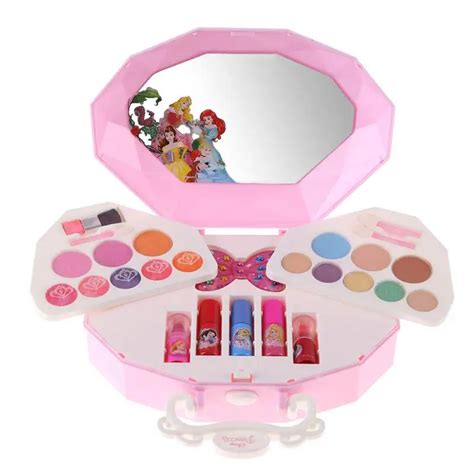 Disney Princess Makeup Set For Children Little Girls Cosmetic Kit Toy