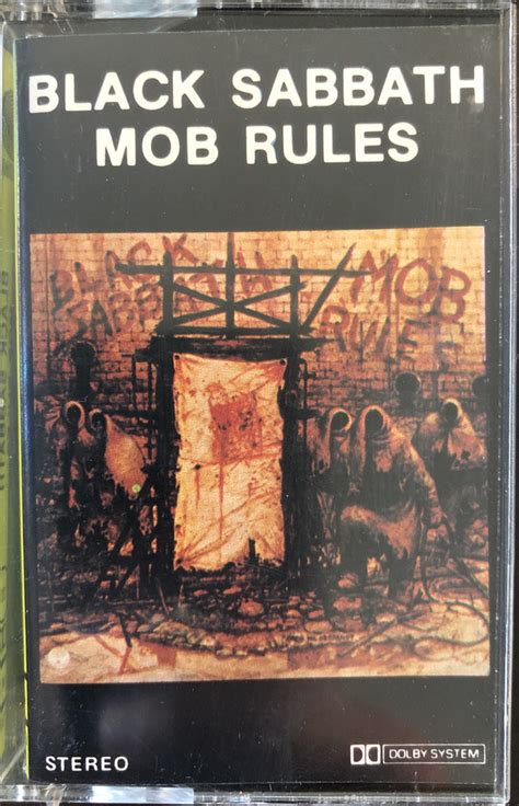 Black Sabbath Mob Rules 1984 Cassette Discogs