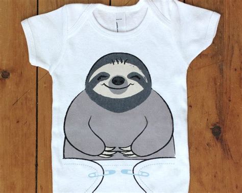 Sloth Funny Baby Clothes Cute Baby Clothes Sloth
