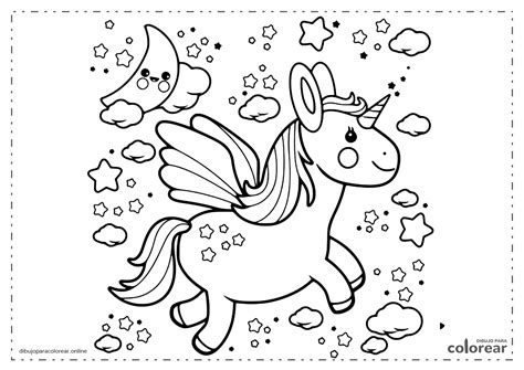 Dibujos De Unicornios Para Colorear