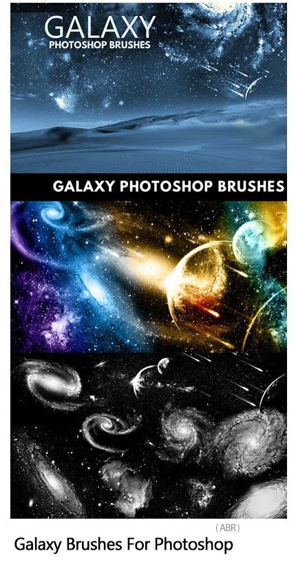 Galaxy Brushes For Photoshop Visualstorms Visualstorms
