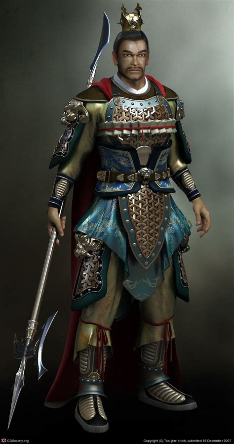 Cgtalk Chinese Warrior Tsai Jen Chich 3d Chinese Warrior Warrior Chinese Armor