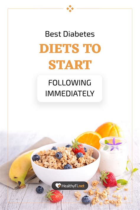 This is due to a lack of long term high quality studies on this subject matter. Best Diabetes Diets to Start Following Immediately ...