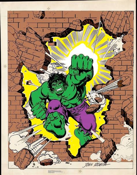Hulk John Romita Sr Pc Coloring Art By 94beyond On Deviantart