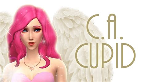 Sims 4 Create A Sim Ca Cupid Ever After High Youtube