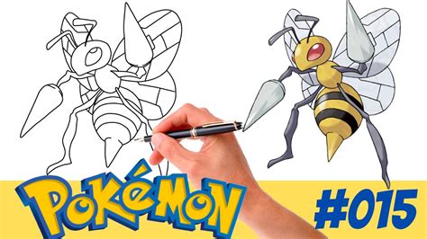 Cómo Dibujar Beedrill Pokemon 015 FÁcil Generación 1 Youtube