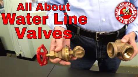 Water Line Valve Types Gate Ball Osandy Valves Explained Youtube