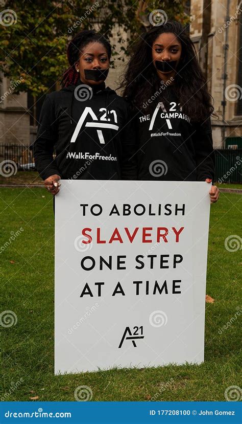 the a21 movement campaign against human trafficking and slavery editorial image image of