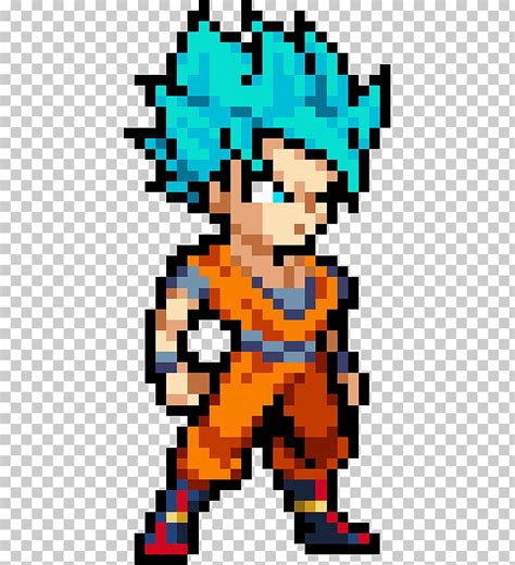 Pixel Art De Goku