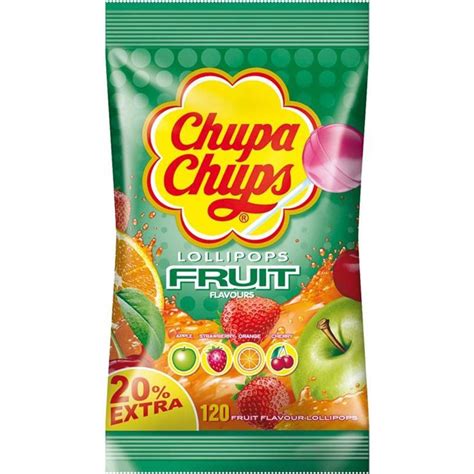 Chupa Chups Fruit Lollipop 120gram 10 Pieces