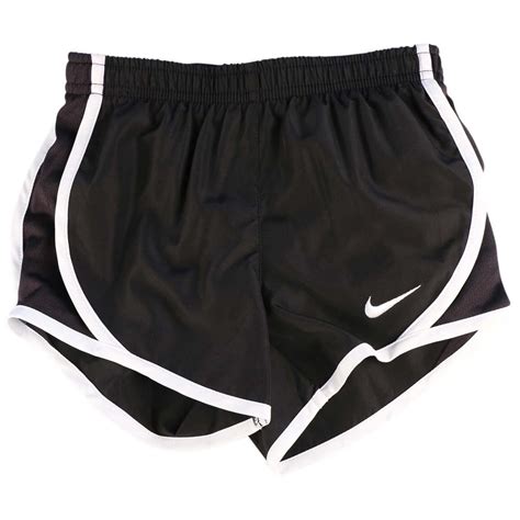 Nike Nike Little Girls 4 6x Dri Fit Woven Running Shorts Black