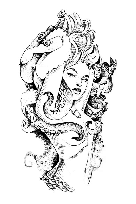 Mermaid Tattoo Designs Mermaid Drawings Mermaid Tattoos Mermaid Art Realistic Mermaid