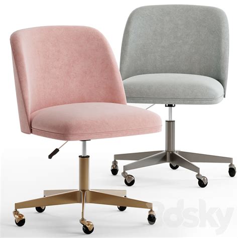 Try our free drive up service, available only in the target app. 3d models: Chair - Rh alessa velvet desk chair - antiqud ...