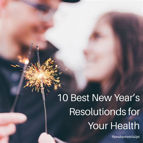 10 Best New Years Resolutions For Your Health For Your Health Up