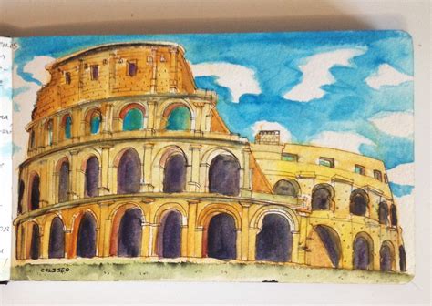 Puedes sugerir una descripción de éste álbum y publicar nuevas fotos en él. Coliseo Romano, Roma | Coliseo romano dibujo, Pinturas