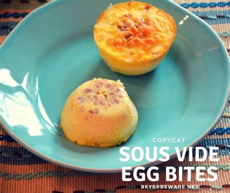 If You Are As Obsessed With Starbucks Sous Vide Egg Bites You Too Can