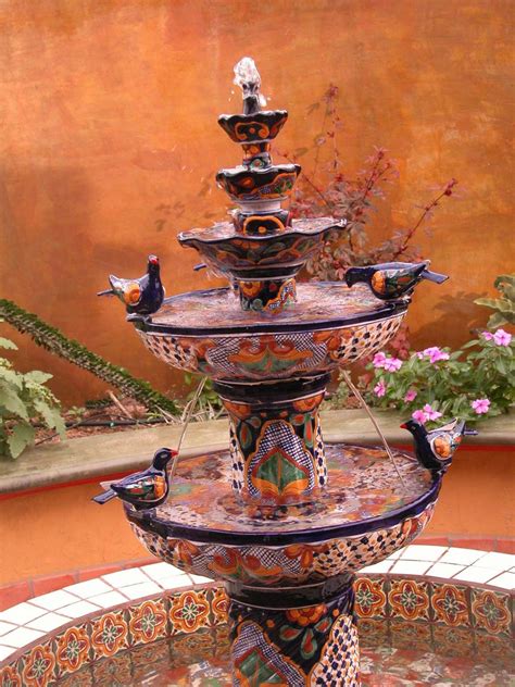 Extraordinary Mexican Fountains For The Garden And El Encanto De Cabo