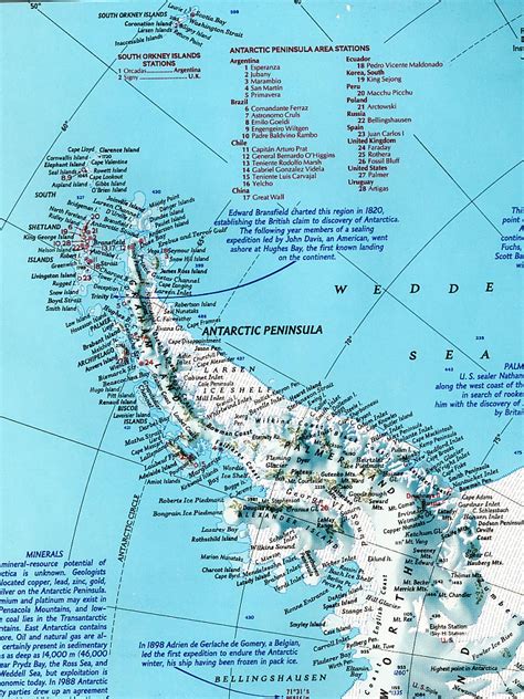 Antarctic Peninsula Map Antarctica • Mappery Antarctica Antarctica