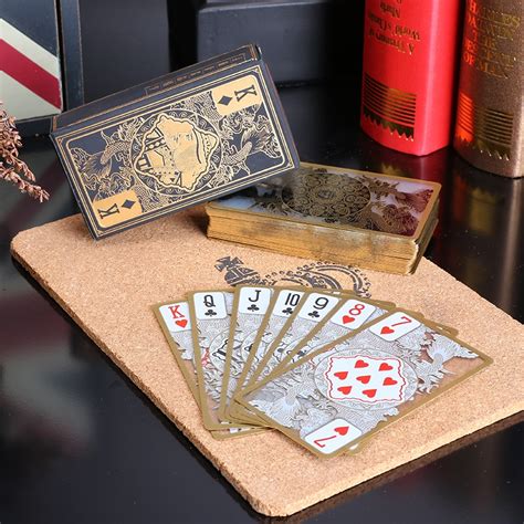 Maybe you would like to learn more about one of these? 55 Cards Deck Golden Edges Playing Cards, Waterproof Plastic Poker Collection Cards Best ...