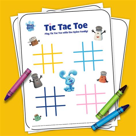 Printable Tic Tac Toe Game Ideas For Kids Tic Tac Toe Game Tim S