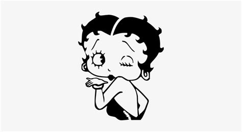 Betty Boop Clip Art Black And White