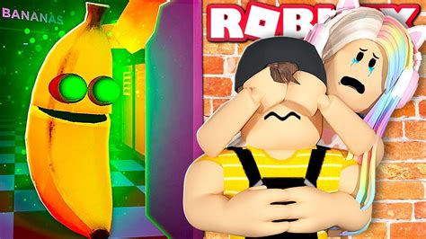 Fuja Da Banana Malvada No Roblox Banana Eats Youtube