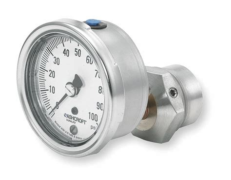 Ashcroft Pressure Gauge 0 To 100 Psi Range 14 Npt ±100 Gauge