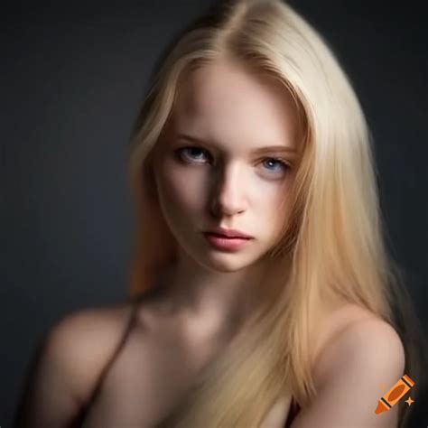 portrait of a blonde girl